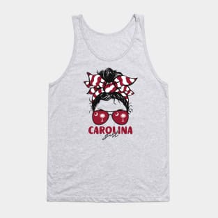 Proud Carolina Girl Letting My Roots Show // Messy Hair Don't Care South Carolina Tank Top